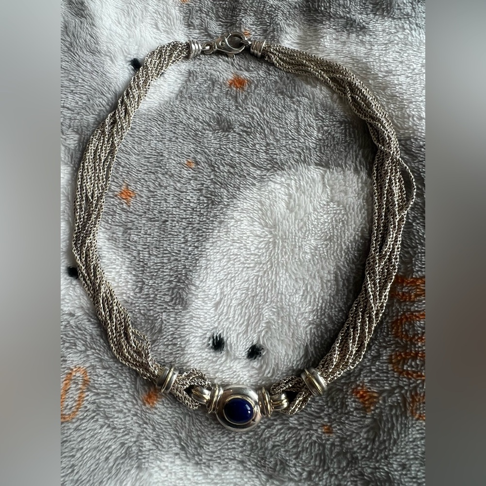 Tiffany lapis lazuli necklace